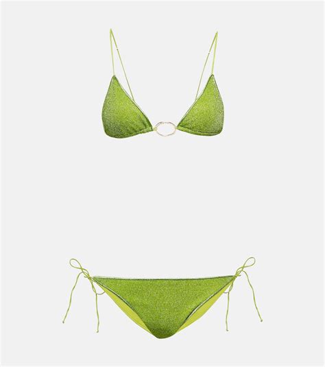 Lumi Re Bikini Set In Green Oseree Mytheresa