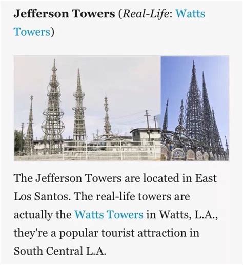 Pin By Brittney Beyer On Grand Theft Auto Watts Towers Tourist