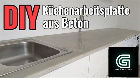 K Chenarbeitsplatte Aus Beton Ganz Einfach Selber Bauen Diy Youtube