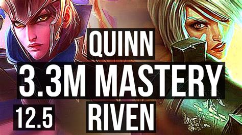 Quinn Vs Riven Top 3 3m Mastery 6 Solo Kills 600 Games Br