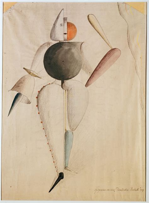 Costume Design For The Triadic Ballet By Schlemmer Oskar