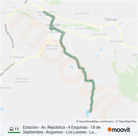 Ruta Horarios Paradas Y Mapas Estaci N Lliu Lliu Actualizado