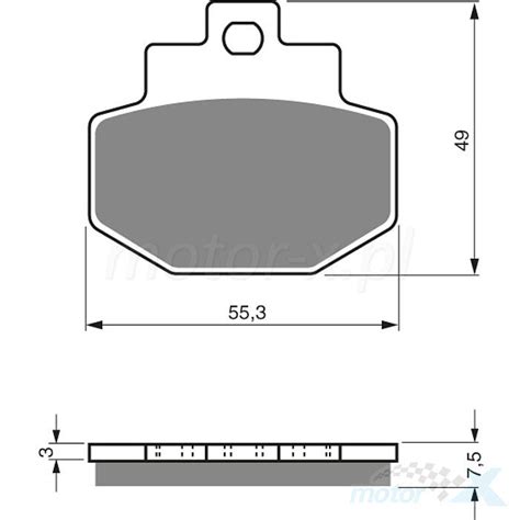 Brake Pads Gold Fren Ad Motor X Motorcycle Store