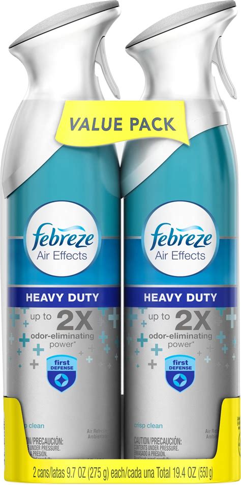 Amazon Febreze Air Effects Heavy Duty Crisp Clean Air Freshener