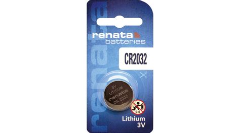 CR2032 MFR SC Renata Knopfzellen Batterie Lithium CR2032 3V