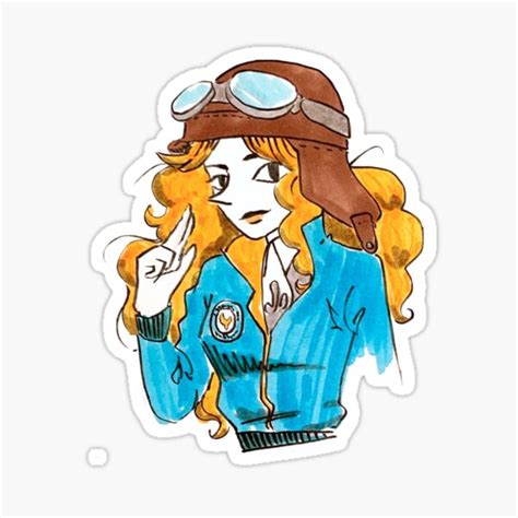 Embry Riddle Chan Sticker For Sale By Missfiatlux Redbubble