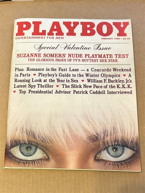 Playboy Magazine February 1980 Suzanne Somers, Playmate Sandy Cagle