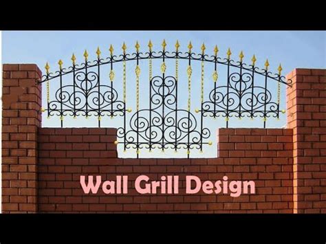 Wall Boundary Grill Design Youtube