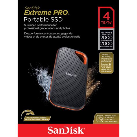 Sandisk Extreme Pro V Portable Ssd Tb Sdssde T G Shopee