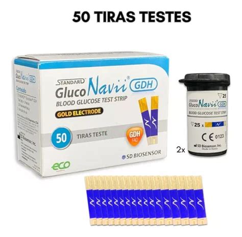 Tiras De Glicose Medir Glicemia Gluconavii Gdh Fitas