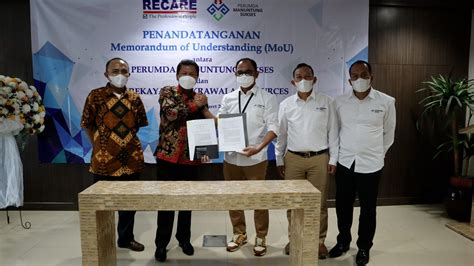 PT Rekayasa Cakrawala Resources Tandatangani MoU Dengan Perumda