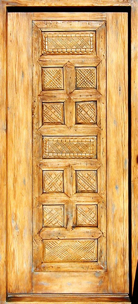 Door With Carved Panels La Puerta Originals