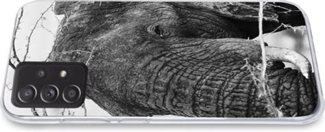 Samsung Galaxy A G Hoesje Close Up Van Een Afrikaanse Olifant In