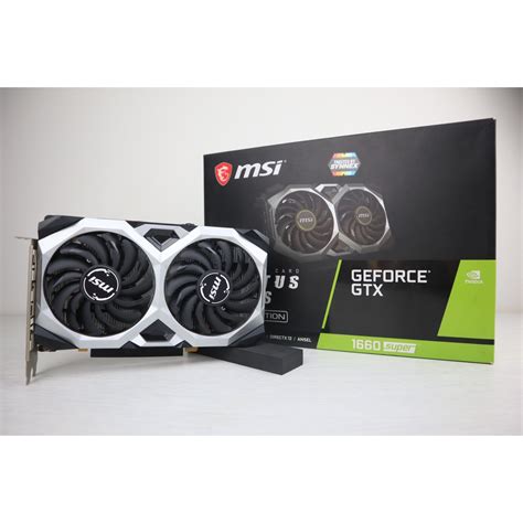 การ์ดจอ Msi Geforce Gtx 1660 Super Ventus Xs Oc 6gb Gddr6 มือสอง มีประกัน Shopee Thailand