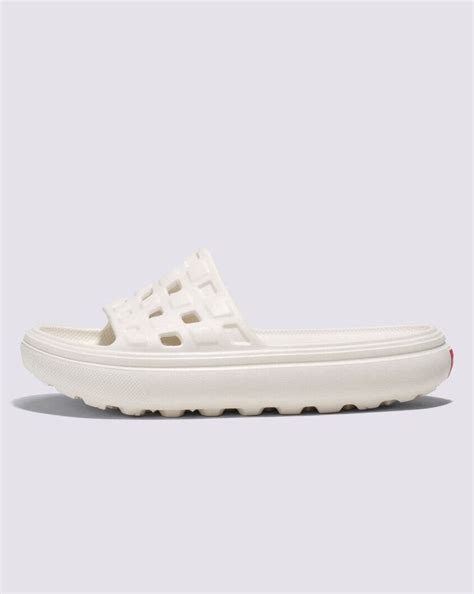 Shop Vans Slide On Vr3cush In White