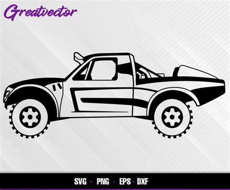 Trophy Truck 4 L EPS SVG PNG Dxf L Vector Art - Etsy