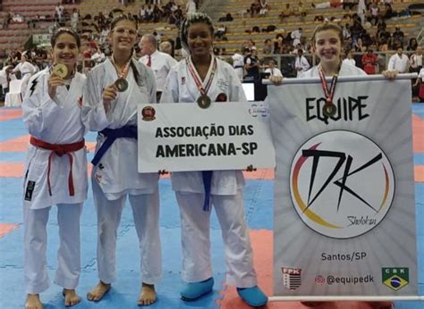 Karatê Americana Conquista 3 Medalhas No Paulista Novo Momento