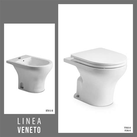 JUEGO DE INODORO CORTO TAPA Y BIDET LINEA VENETO FERRUM Acher