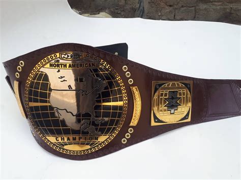 NXT North American Championship Belt Replica Genuine Leather - Etsy