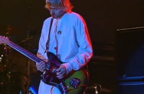 Cobain Playing The Jaguar It Is Believed That Courtney Love Gave This