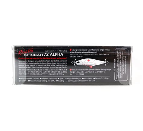 Duo Realis Spin Bait 72 Alpha Spinbait Spybait Sinking Lure CCC3176