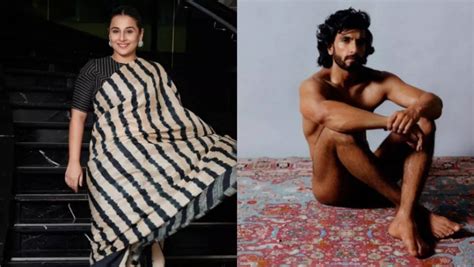 Vidya Balan Reacts To FIR Against Ranveer Singh For Posing Nude If You Dont Like It Close
