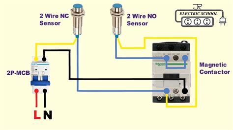 Proximity Sensor Wiring Connection Proximity Sensor Wirin