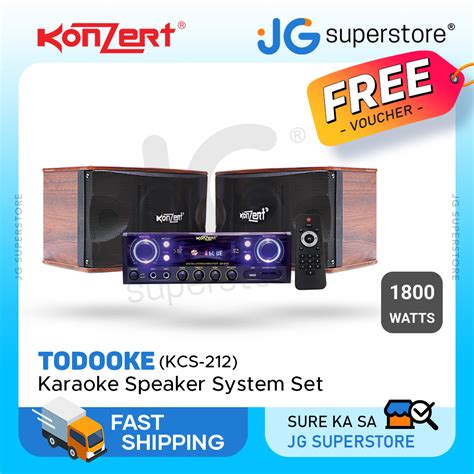 Konzert Todooke Kcs W Way Woofer Micro Component Karaoke