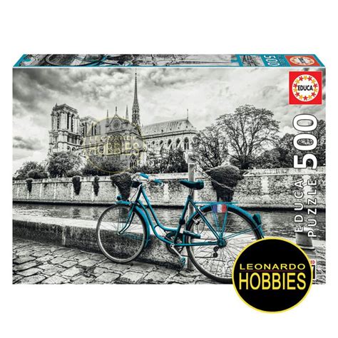 Bicicleta Cerca De Notre Dame 500 Piezas Educa 18482 Leonardo Hobbies