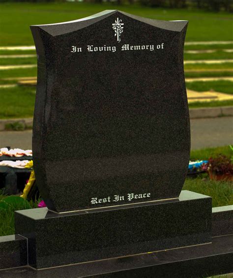 Granite Celtic Shield Headstones Rennicks Headstones By Navan Memorials