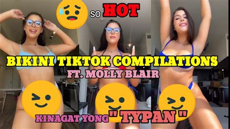 Tiktok Bikini Compilations Ft Molly Blair Tiktok Bikini Challenge Watch Till End Youtube