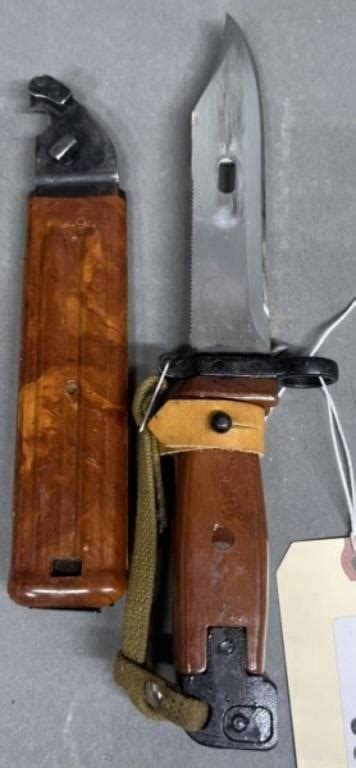 AK-47 Bayonet & Sheath | Live and Online Auctions on HiBid.com