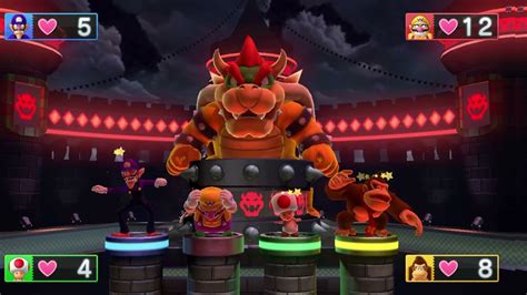 Mario Party Chaos Castle Bowser Vs Toad Wario Donkey Kong