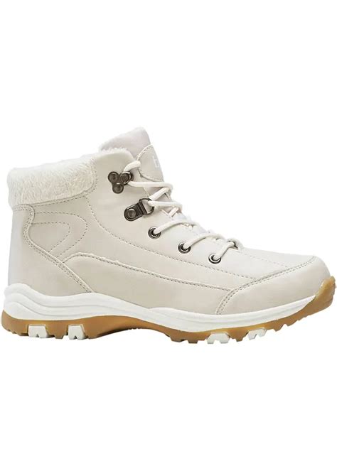 Stylish Und Bequem Winter Schn R Boot Mit Pl Schfutter Beige