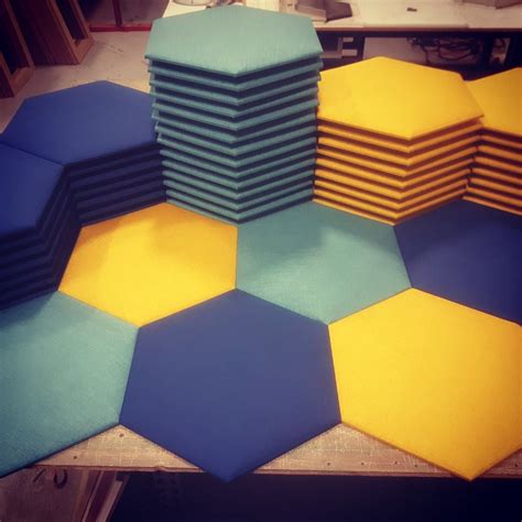 Upholstered Wall Panels Honeycomb Wall Panels Geometric - Etsy