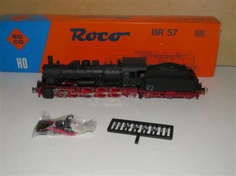 H0 ROCO 43220 Locomotiva A Vapore DB Br 57 Ovp Superiore 9121 EUR 174