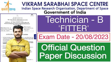 ISRO Vssc Fitter Question Paper 2023 Analysis ISRO Vssc Fitter Exam