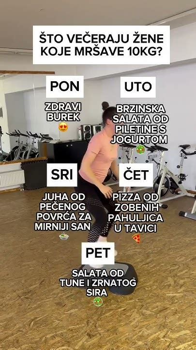 Što Večeraju žene Koje Mršave 10kg 🤔 Mama Mrsavljenje Trening Prehrana Recept Savjeti