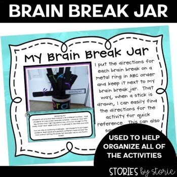 Brain Breaks Activities and Games by Stories by Storie | TPT