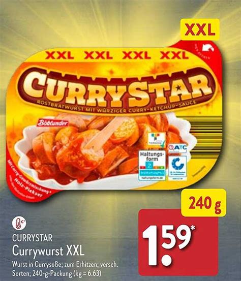 Currystar Currywurst XXL Angebot Bei ALDI Nord 1Prospekte De