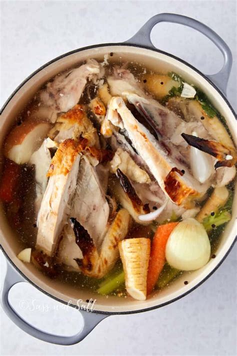 Rotisserie Chicken Bone Broth The Perfect Recipe Sass And Salt