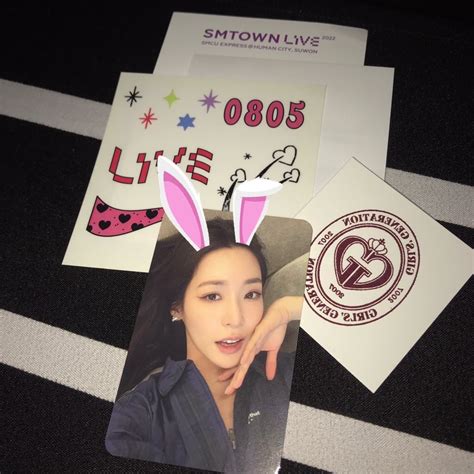 Snsd Girls Generation Smcu Express 2022 Ar Tattoo Sticker Set Tiffany