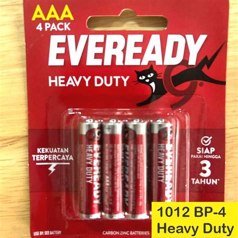 Eveready Super Heavy Duty Battery Original Aa Bateri Aaa Wholesales Durable 1012 1015 黑猫电池 红猫电池