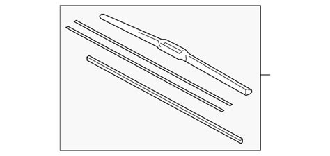 Toyota Windshield Wiper Blade Right Front