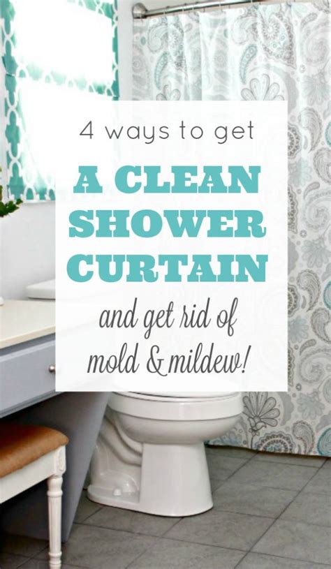 4 Ways To Get A Clean Shower Curtain Mom 4 Real Clean Shower