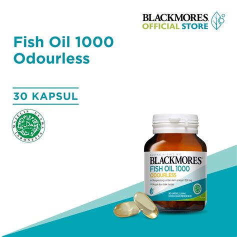 Jual Blackmores Odourless Fish Oil Minyak Ikan Tidak Berbau