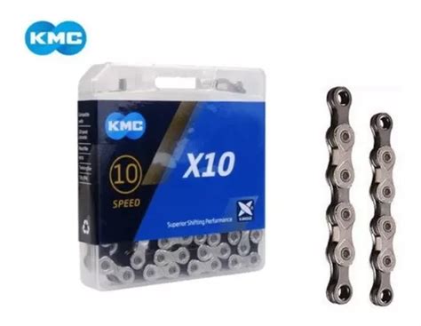 Corrente Kmc X Silver Prata L V Shimano Sram Mtb Escorrega O Pre O