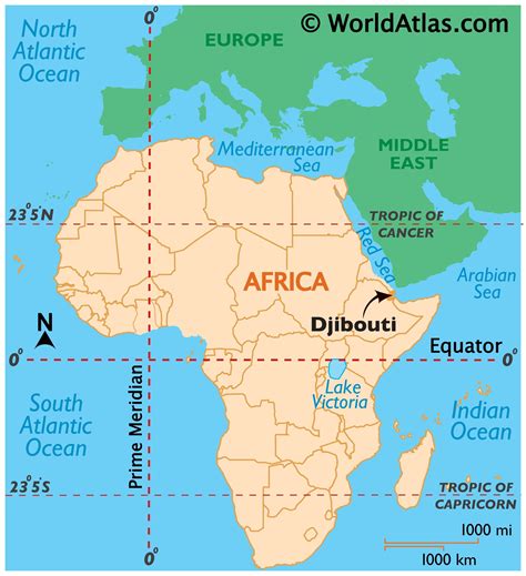 Djibouti Map ~ World Of Map