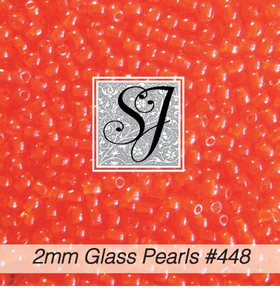 2mm Round Glass Pearls SJ Designs