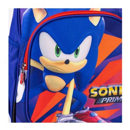 Mochila Juvenil De Sonic 43cm